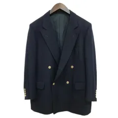 バーバリーズ Burberrys 金ボタン ダブル 4B ジャケット テーラード ブレザー 紺ブレ 98-94-170BE5 ネイビー