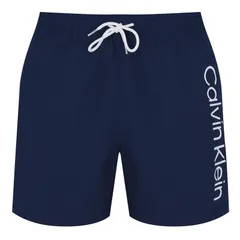カルバンクライン メンズ 水着 ハーフパンツ・ショーツ ロゴ Calvin Klein L Logo Short Sn00 Navy ネイビー