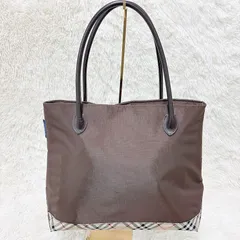 BURBERRY BLUE LABEL  バーバリー ブルーレーベル ナイロン ノバチェック トートバッグ