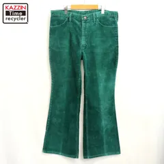 70s vintage Wrangler コーデュロイ フレアパンツ メンズ XLサイズ相当 ビッグサイズ オーバーサイズ