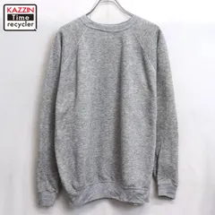 80s vintage 無地 ラグラン スウェット トレーナー メンズ Lサイズ相当