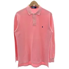 POLO by RALPH LAUREN　ポロシャツ　長袖　トップス　無地　ワンポイント　スモールポニー　刺しゅう　古着　/0122