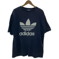 adidas　Tシャツ　半袖　トップス　クルーネック　ロゴT　ブランドロゴ　トレフォイル　プリント　オーバーサイズ　USA製　スポーツ　古着　/1930
