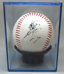 【中古】ボール 柳裕也#17(中日ドラゴンズ) プロ初勝利記念プリントサインボール