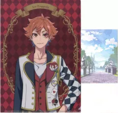 【中古】グッズセット エース・トラッポラ A4クリアファイル＆ポストカードセット 「ディズニー ツイステッドワンダーランド ザ アニメーション」