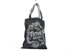 ■美品■ TIFFANY＆Co ティファニー ティファニーワンダー展限定 岡山デニム トートバッグ ショルダー ブラック系 FP5819