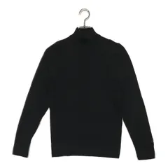 中古 レディース アディダスゴルフ adidas GOLF ニット M 黒 ブラック 長袖 ハイネック