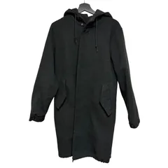  nano・universe（ナノ・ユニバース）モッズコート M-51 ミリタリーコート グレー マンズカジュアル【DD137】