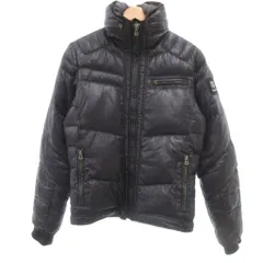 ディーゼル DIESEL ライダース ダウンジャケット ナイロン M 紺 ネイビー 00E8F203 /UO ■GY40