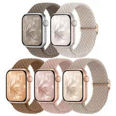38mm 42mm 41mm 44mm 45mm 46mm 40mm 49mm ナイロン製 アップルウォッチ バンド バンドレディース 伸縮性 iwatch Watch ベルト Series 11/10/9/8/7/SE/6/5/4/3/2/1 Apple 編