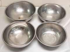 新品未使用】作家鉢 メタリック シルバー釉 ギラギラ 4個セット - メルカリ