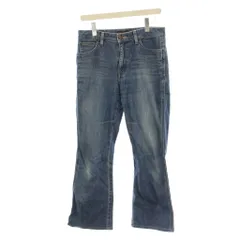 エドウィン EDWIN デニム パンツ M 青 ブルー 無地 ブーツカット フルレングス /LP ■GY60