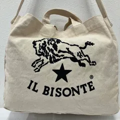 9364　IL BISONTE　イルビゾンテ　2way　ショルダーバッグ　ハンドバッグ　キャンバス　レザー　レディース　メンズ　ユニセックス　通勤　通学　普段使い　カジュアル　シンプル　きれいめ