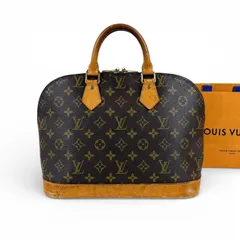 ルイヴィトン　LOUIS VUITTON ハンドバッグ　ドーム型　アルマ　モノグラム柄　ブラウン　モノグラムレザー
