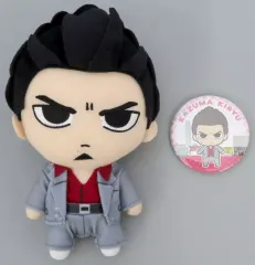 【中古】グッズセット 桐生一馬 ぬいぐるみ＆缶バッジセット 「龍が如く 極」 セガストア限定