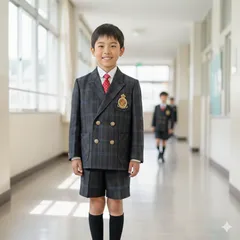 【120cm】オリバーハウス フォーマル4点セット 男の子 卒園式 入学式 チェック柄