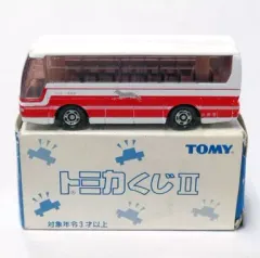 【中古】トミカ 1/156 三菱ふそう エアロクイーン(ホワイト×レッド) 「トミカくじII」