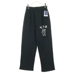 未使用 ANTIQUA GOLF アンティカ ゴルフ プリント スウェットパンツ S ブラック レディース 古着