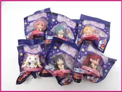 未開封 ローソン限定 魔法少女まどかマギカ ぺたん娘 ミニフィギュア 6種コンプリートセット 鹿目まどか/暁美ほむら/巴マミ/美樹さやか/佐倉杏子/キュウべい