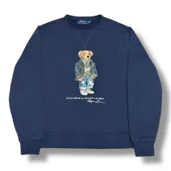 Polo Ralph Lauren ポロベア ネイビー 起毛 スウェット