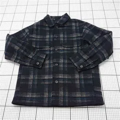 ◇ ⊇ ユニクロ UNIQLO チェック柄シャツジャケット メンズ E  【1511110041115】