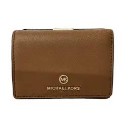 MICHAEL KORS(マイケルコース) 3つ折り財布 - 32S1GT9D6Y ブラウン がま口/パスケース付き