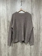 JOURNAL STANDARD ジャーナルスタンダード ヤク毛混 ニット セーター sizeL/茶 ◆■ レディース