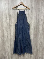 DANIEL HECHTER ダニエルエシュテル デニム キャミソール ワンピース size2/青 ■■ レディース