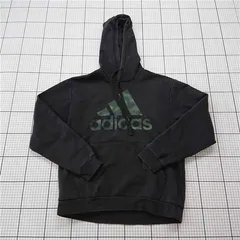 ◇ Θ adidas アディダス プルオーバーパーカー ブラック系 M メンズ E  【1601260007342】