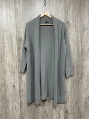 23区 ウール100％ ロング カーディガン size38/グレー ◇■ レディース