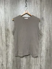 URBAN RESEARCH DOORS アーバンリサーチドアーズ ベスト 綿100％ サマー ニット セーター size38/ベージュ ■◆ レディース