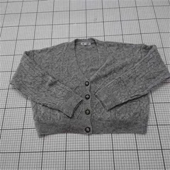 ◇ ⊇ ザラ ZARA グレー カーディガン レディース E  【1601260008257】