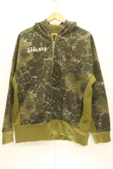 【中古】 ATHLETA メンズジップパーカー L ジップパーカー ATHLETA L カーキ 迷彩 カモフラージュ