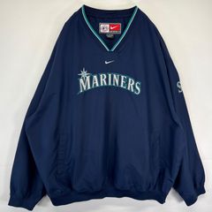 90s NIKE TEAM製 MLB シアトル・マリナーズ ナイロンプルオーバー