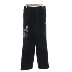 フィラ FILA スウェットパンツ S 黒 ブラック 刺繍ロゴ 長ズボン ゴムウエスト /SX ■GY66