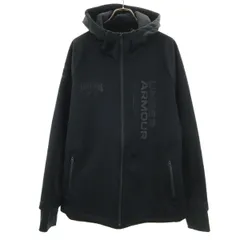 美品 UNDER ARMOUR アンダーアーマー サントリーサンバーズ ウィンター ニット 3レイヤー ジャケット XXL ブラック ビッグサイズ 裏フリース メンズ 古着