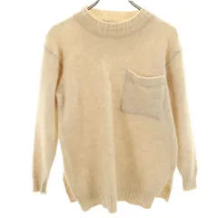 LAUTREAMONT ロートレアモン 長袖 セーター M 生成り ニット レディース 古着