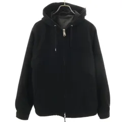 UNITED ARROWS ユナイテッドアローズ ウールブレンド ジップジャケット L ブラック メンズ 古着のサムネイル