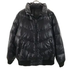 UNIQLO ユニクロ プレミアム ダウンジャケット XL ネイビー メンズ 古着