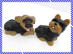 昭和レトロ】SEVEN CHINA/セブンチャイナ 犬 小型陶器 置物 2個 - メルカリ
