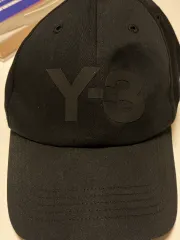 Free Y-3 ブラック ベースボールキャップ ウール