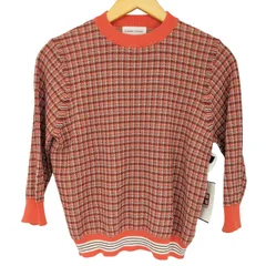 ヒューマンウーマン HUMAN WOMAN サマーツイードニットプルオーバー レディース JPN：M 