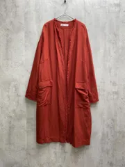 ZARA ザラ フリンジ バックスリット ロングカーディガン 羽織 sizeUSA M/朱色 ■◆レディース