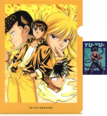 【中古】グッズセット 飛影 A4クリアファイル＆ステッカー 「一番くじ 幽☆遊☆白書 暗黒武術会編 vol.2」 G賞