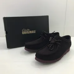 【中古美品】Clarks クラークス WALLABEE GTX 26183073 ワラビーゴアテックス パープルグレープスエード 靴 【164-260213-hi-16-tag】