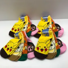 【新品】キャラックス ポケットモンスター バンドルソックスB 4足組×4個セット 靴下 23～25cm ピカチュウ ポケモン SGAW26-0506