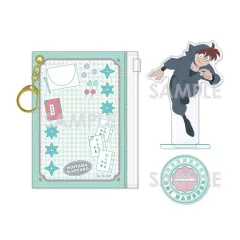 【中古】グッズセット 2.土井半助 ポーチ入りアクリルスタンド 「忍たま乱太郎」