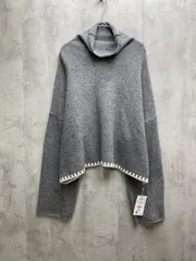 新品 LOWRYS FARM ローリーズファーム ショートハイネック ニット セーター size6/グレー ◆■レディース