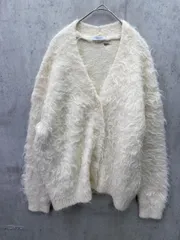 JOURNAL STANDARD ジャーナルスタンダード シャギー Vネック ニット カーディガン アイボリー ◆■レディース