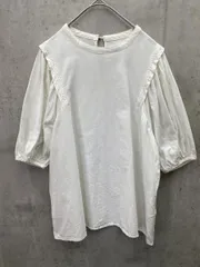 Ungrid アングリッド パフスリーブ ブラウス シャツ sizeF/白 ■◆レディース